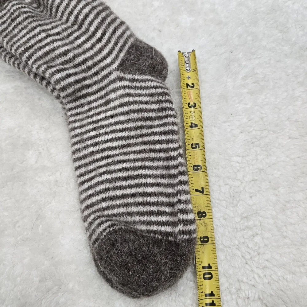 Handmade Goat Down Socks, 100% OrganicWarm Winter Wool Socks, Hand‎ Knitted